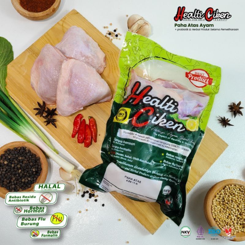 

Healti Ciken | Ayam Paha Atas 1000 gram - Frozen Food Ayam Sehat Siap Masak
