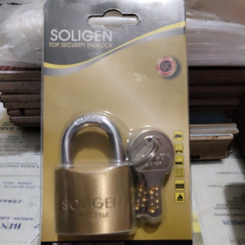 gembok soligen 40 mm