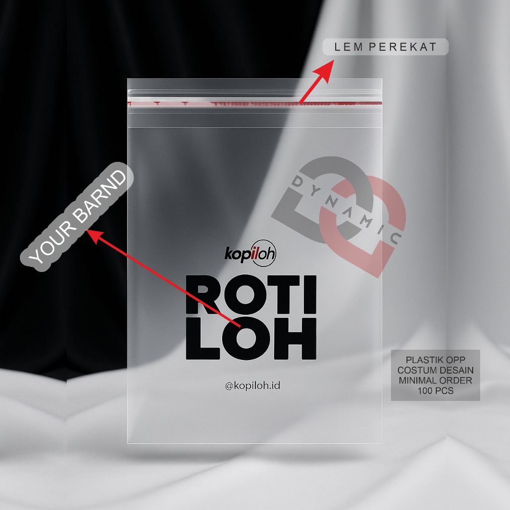 

PLASTIK OPP POLOSAN /PLASTIK OPP SABLON COSTUM TEBAL 30x40 cm