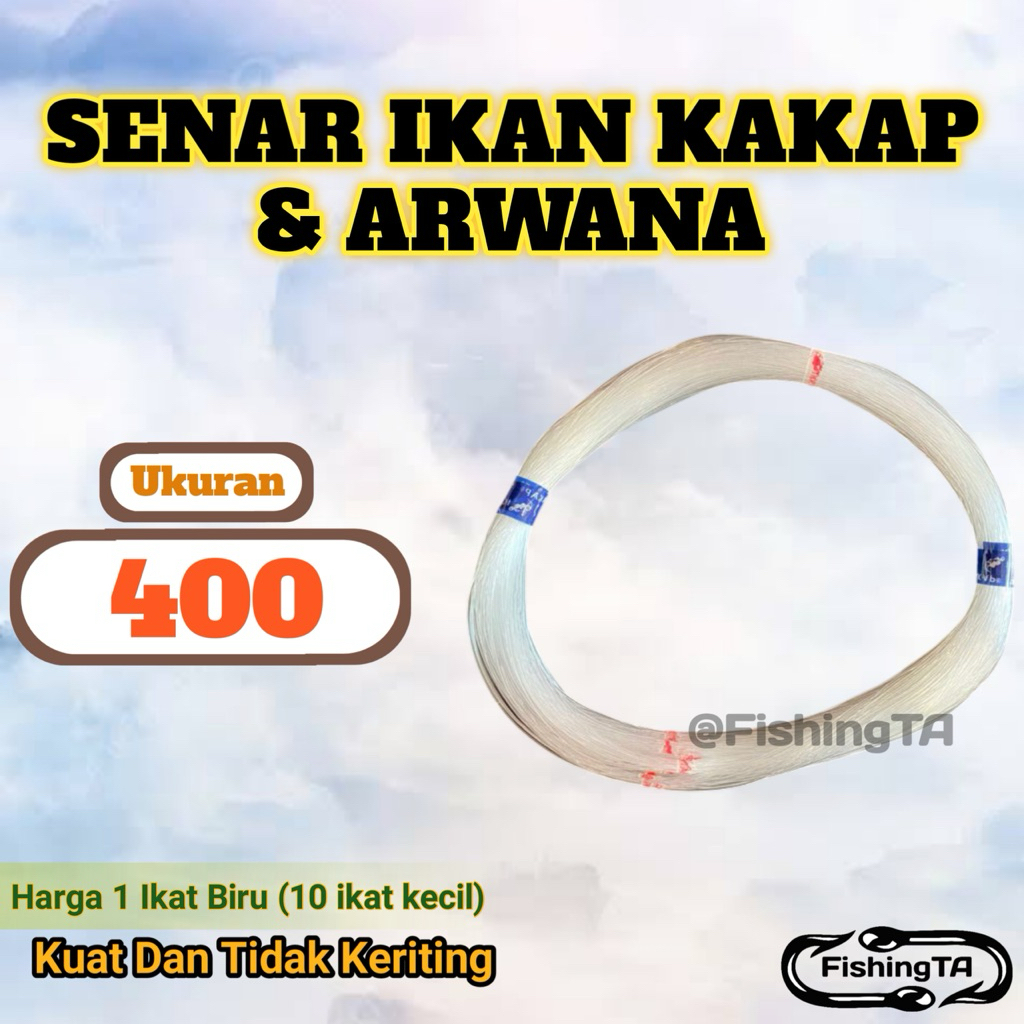 SENAR IKAN ARWANA / KAKAP KENUR GAPANGAN LAYANGAN 400