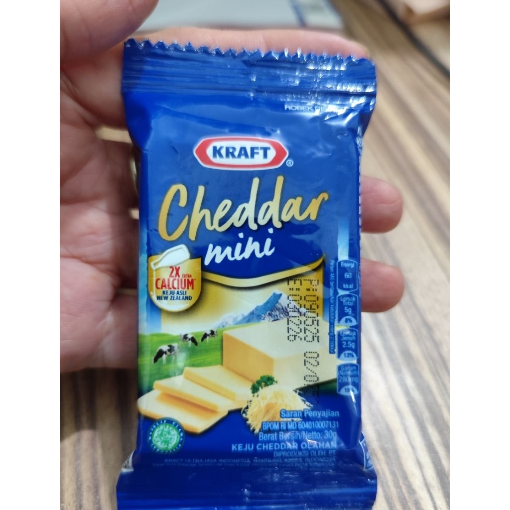 

Keju KRAFT Cheddar Mini 30gr