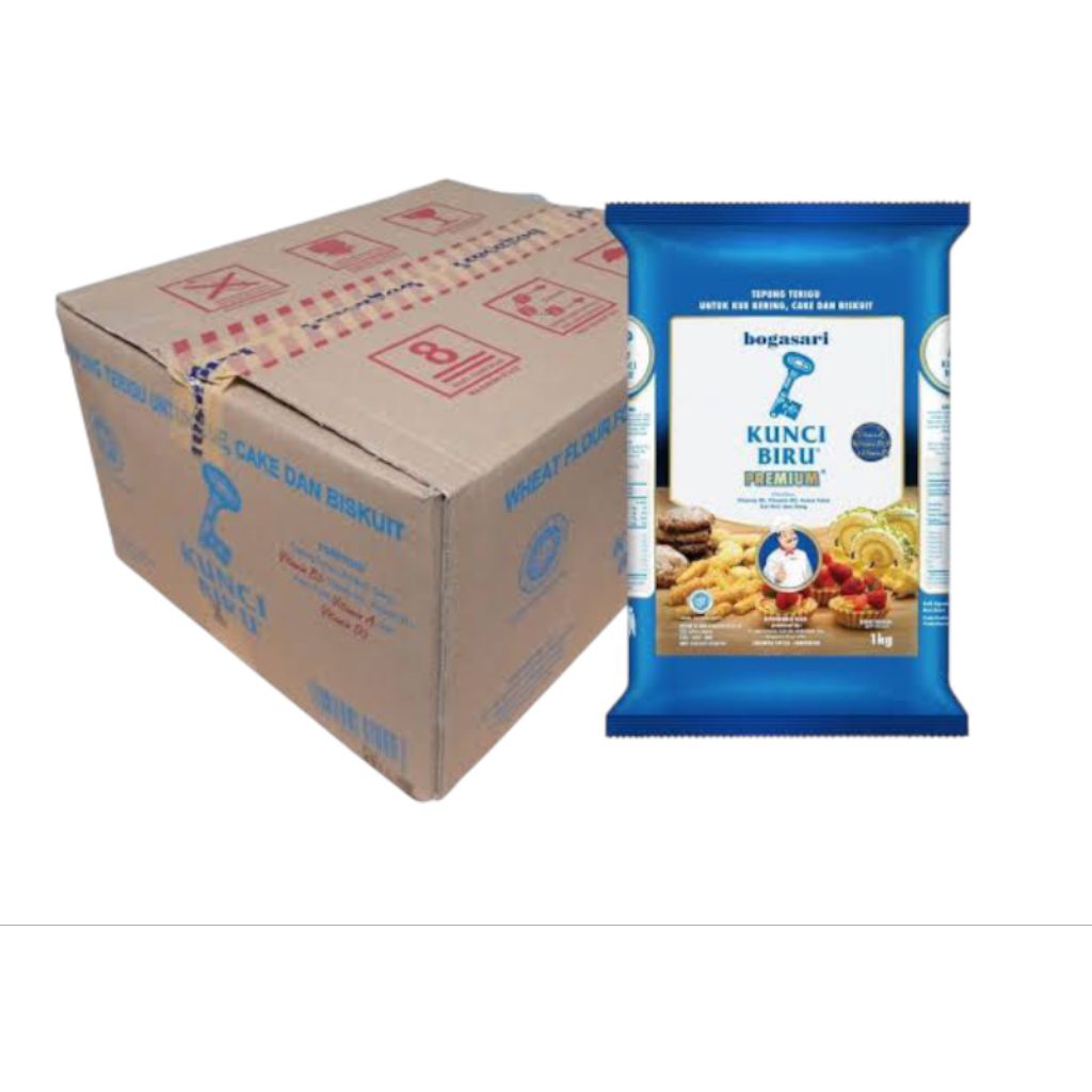 

Tepung terigu kunci biru 1 kg