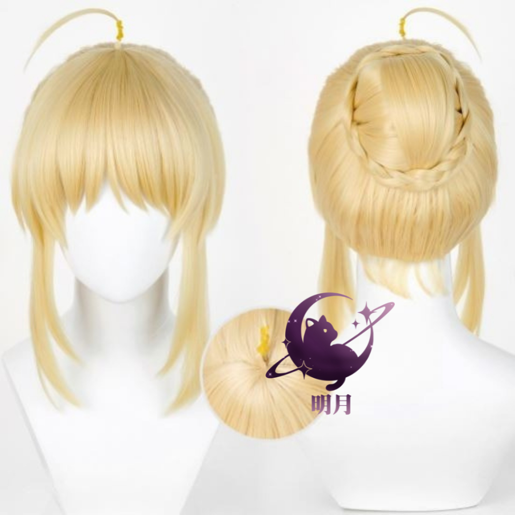 [Mingyue] Wig Cosplay Saber Artoria Pendragon Cosplay Fate/Stay Night