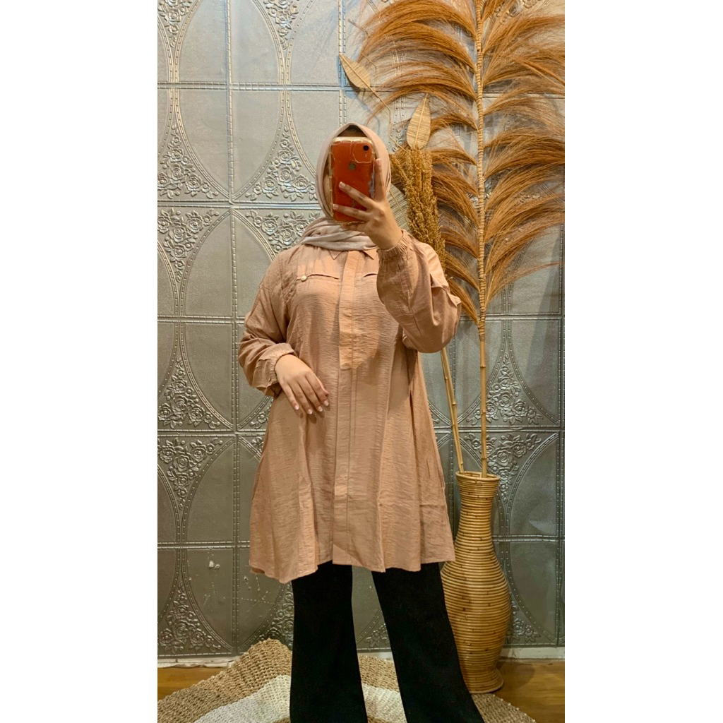 baju tunik crinkle by winody