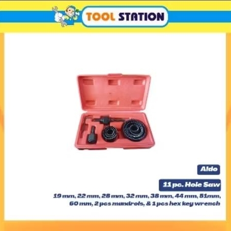 ALDO HOLE SAW KAYU 11PCS