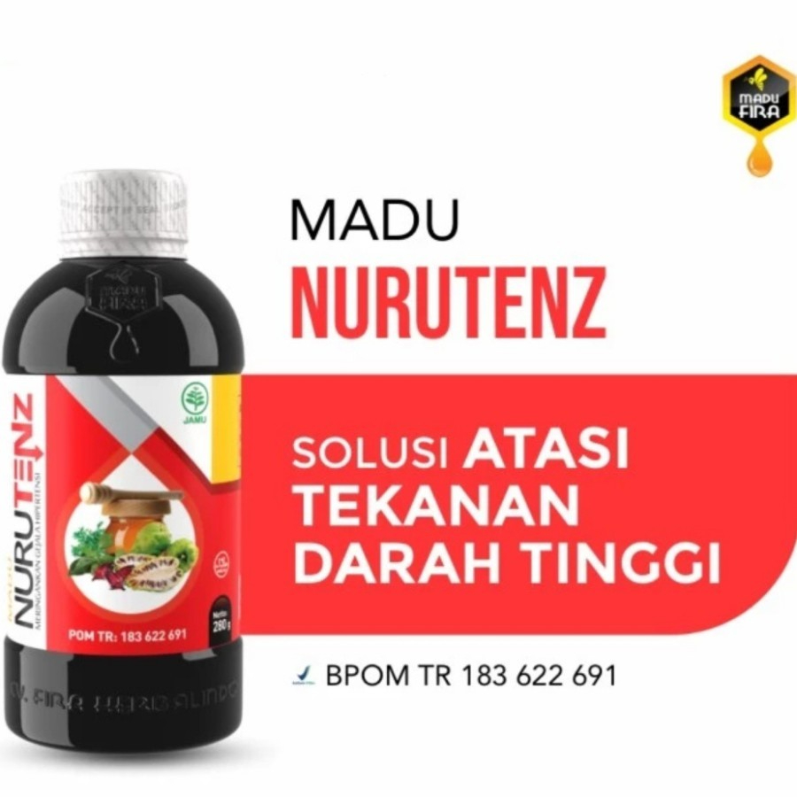 

MADU NURUTENZ 280gr - Membantu Atasi Tekanan Darah Tinggi
