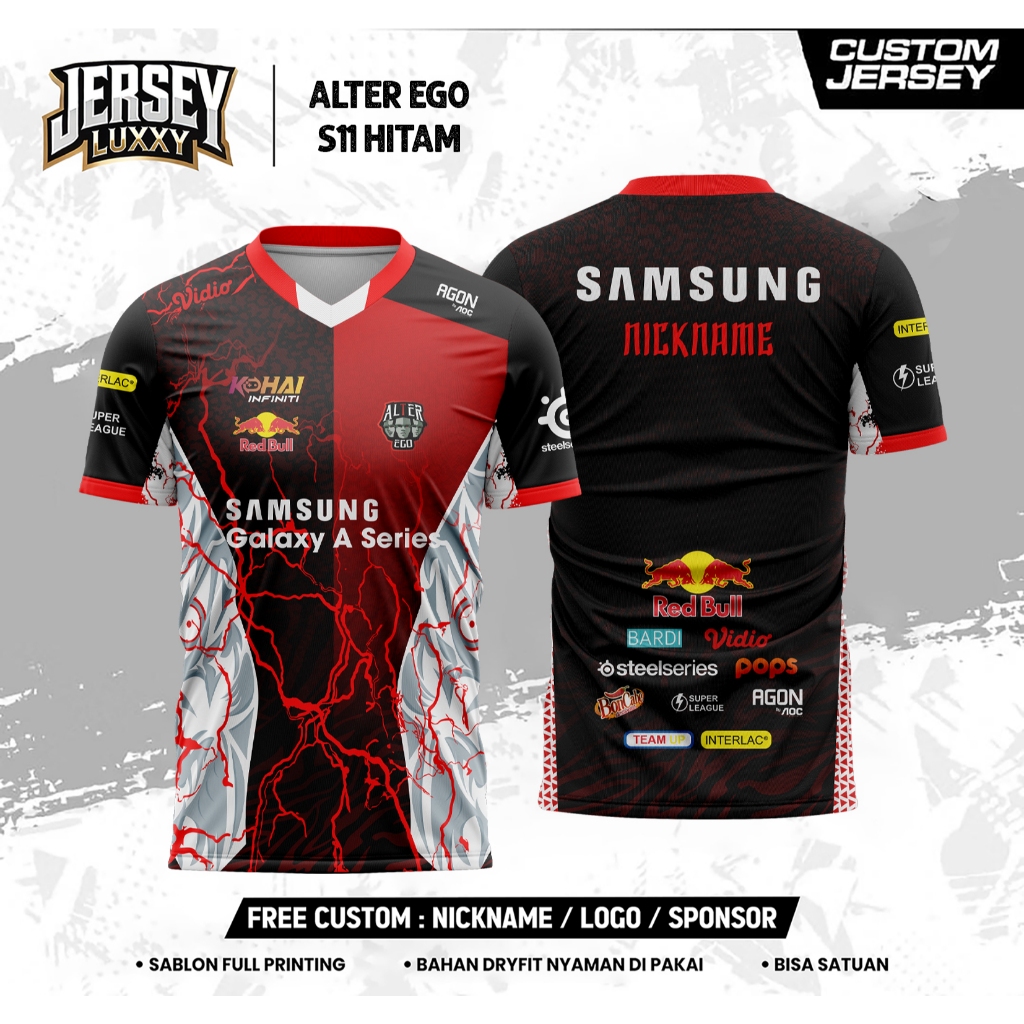 Jersey Desain Terbaru GAMING ALTER EGO / Jersey Alter Ego
