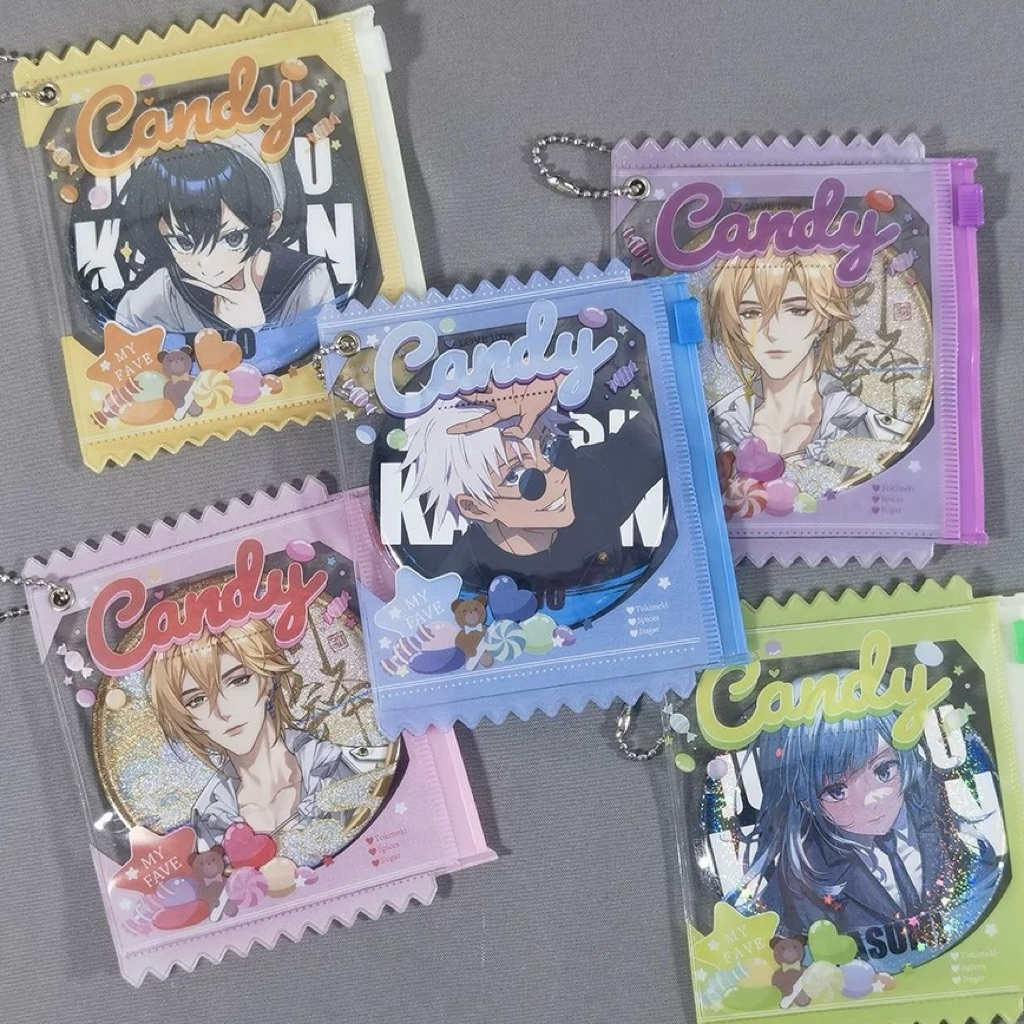 Ziplock Pouch Gantungan Plastik PVC Serbaguna Cantik Candy