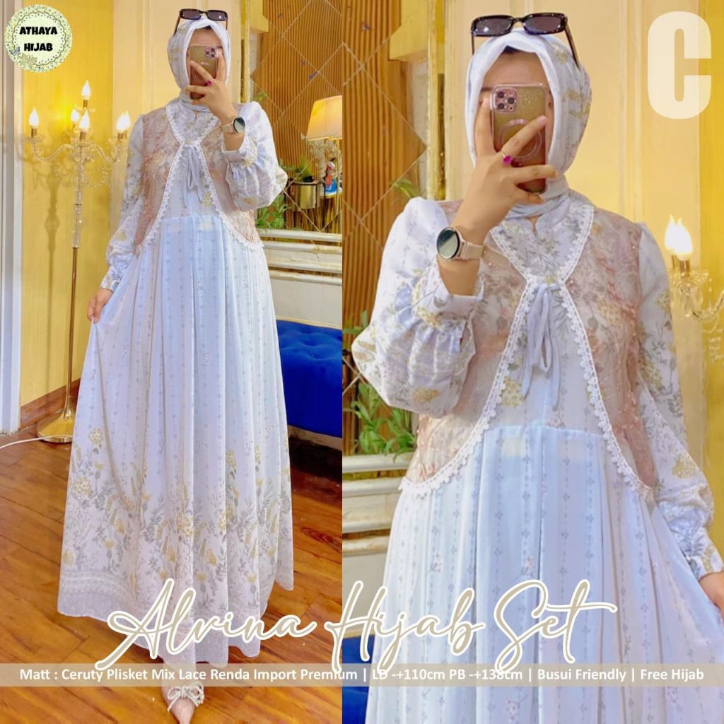 gamis set hijab by. Athaya