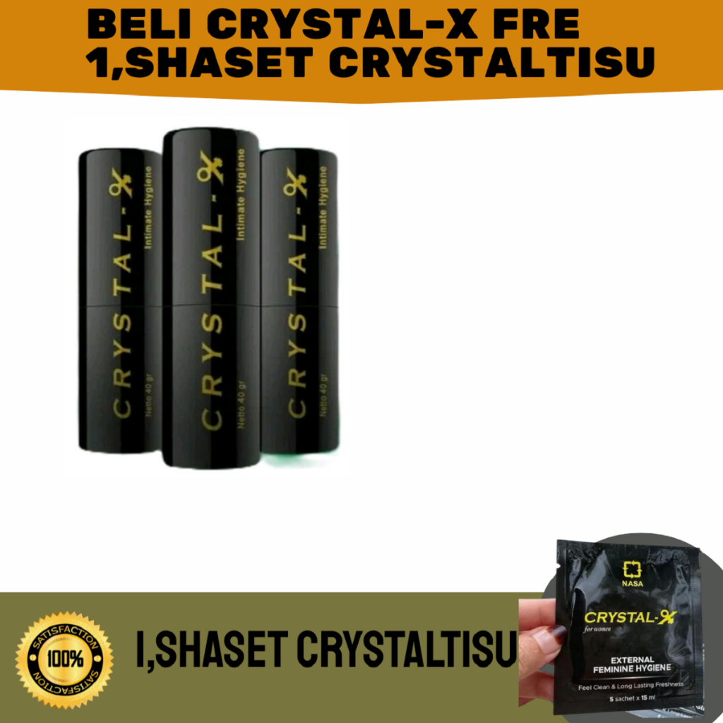 Crystal X free 1 pcs crystalxtisu, NCX NASA ASLI ORI Crystalx Cristal Kristal CX