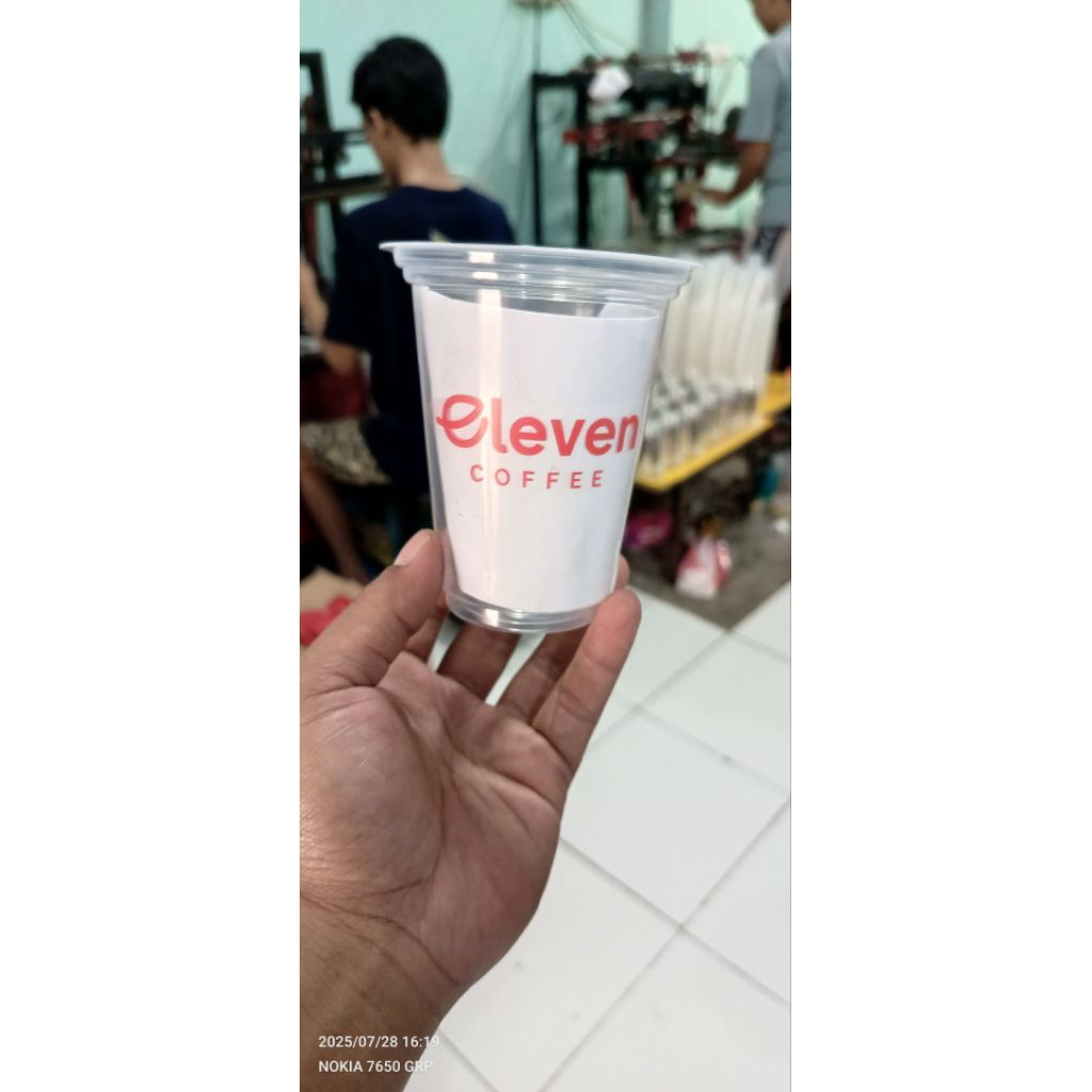 SABLON CUP 1 WARNA 12,14,16,18,22,24 OZ DATAR DAN OVAL /CUP MINUMAN/SABLON CUP MURAH