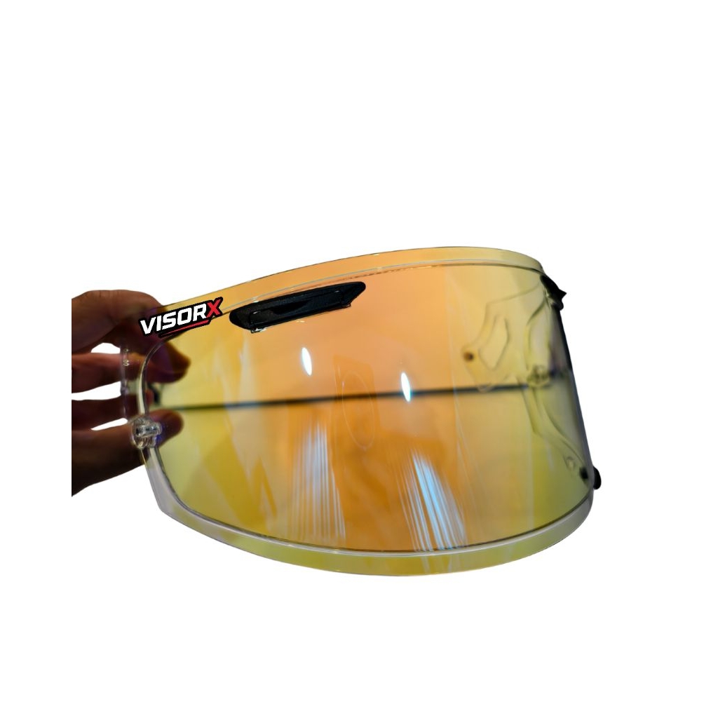 VISORX VISOR KACA HELM ARAI VAS V IRIDIUM FLAT LIGHT RED & LIGHT BLUE FOR ARAI RX7X - RAPIDE NEO - X