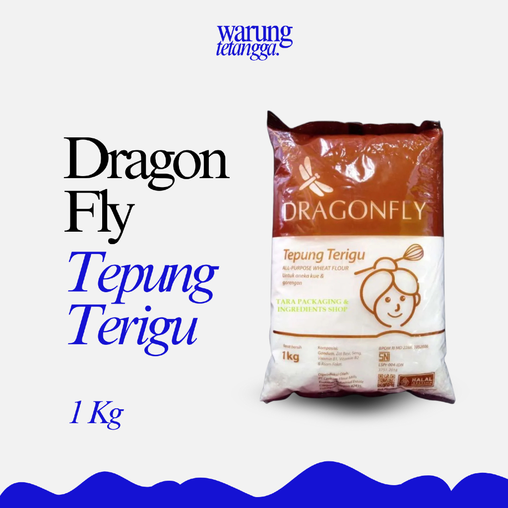 

TEPUNG TERIGU DRAGONFLY 1 KG