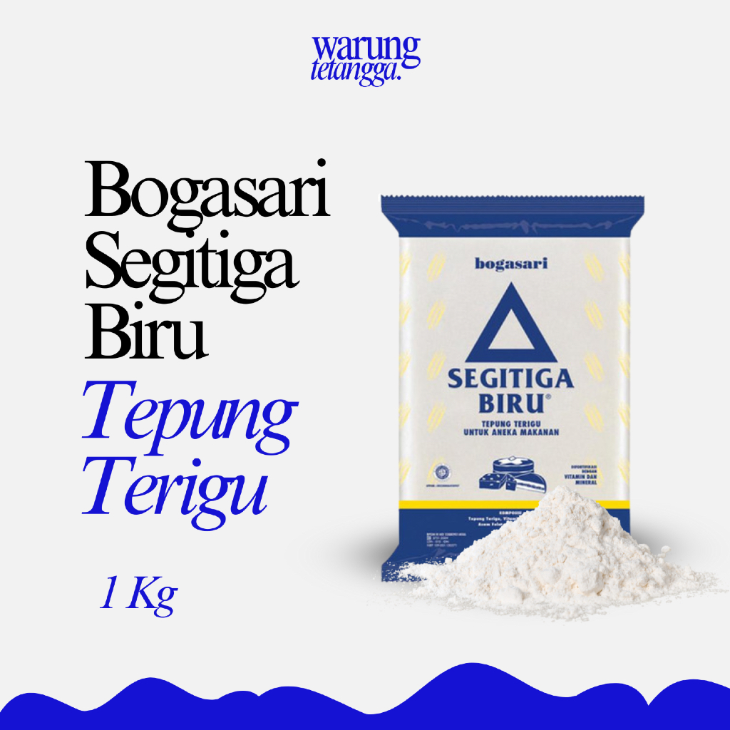 

TEPUNG TERIGU BOGASARI SEGITIGA BIRU 1KG 5KG