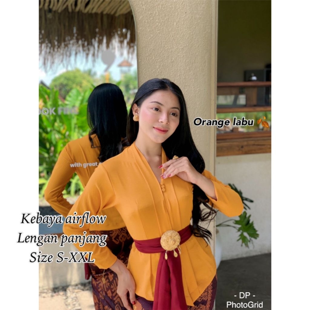 KEBAYA BALI/KEBAYA KARTINI AIRFLOW SETRAIT LENGAN PANJANG
