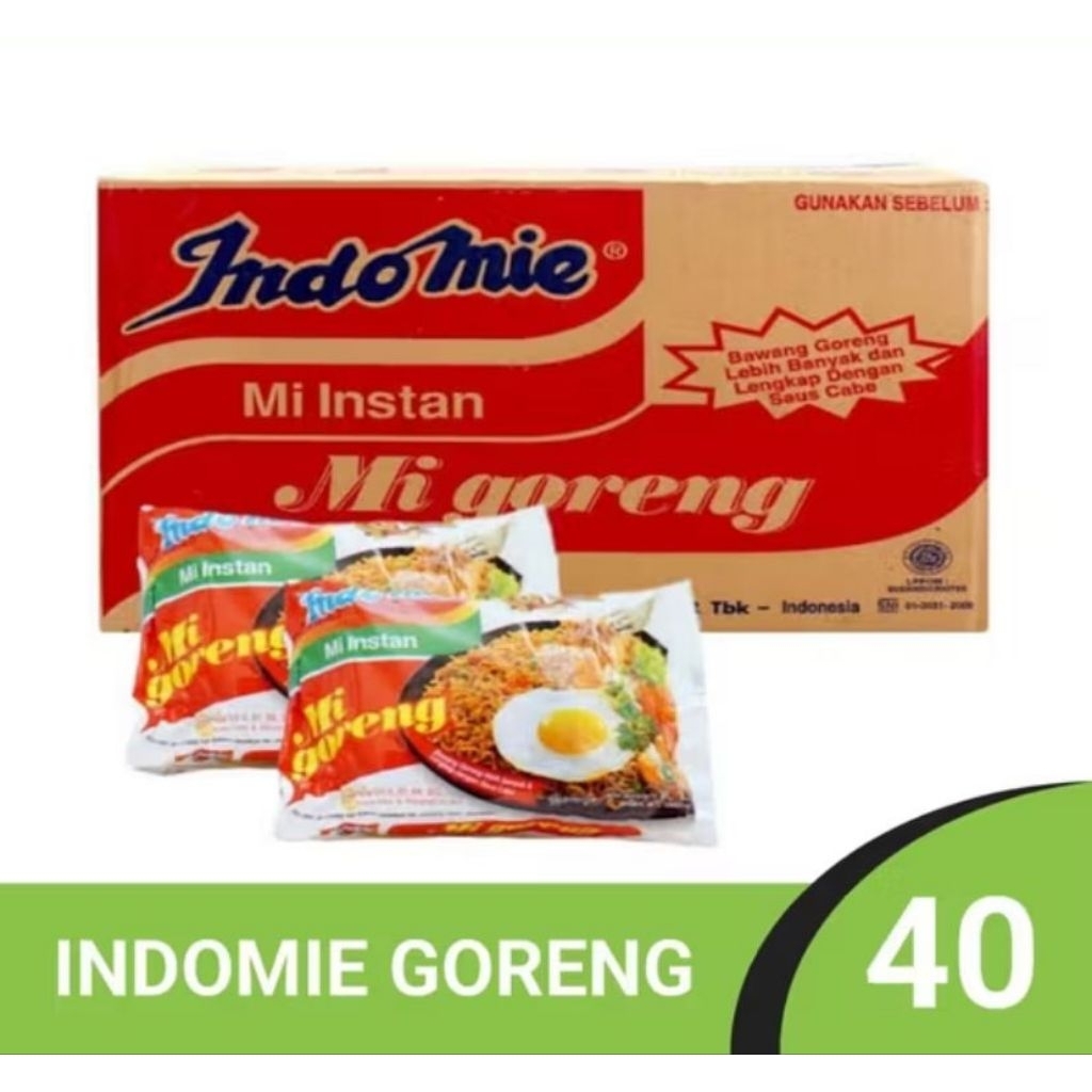 

INDOMIE GORENG 1 DOS ISI 40 EX MARET 2026