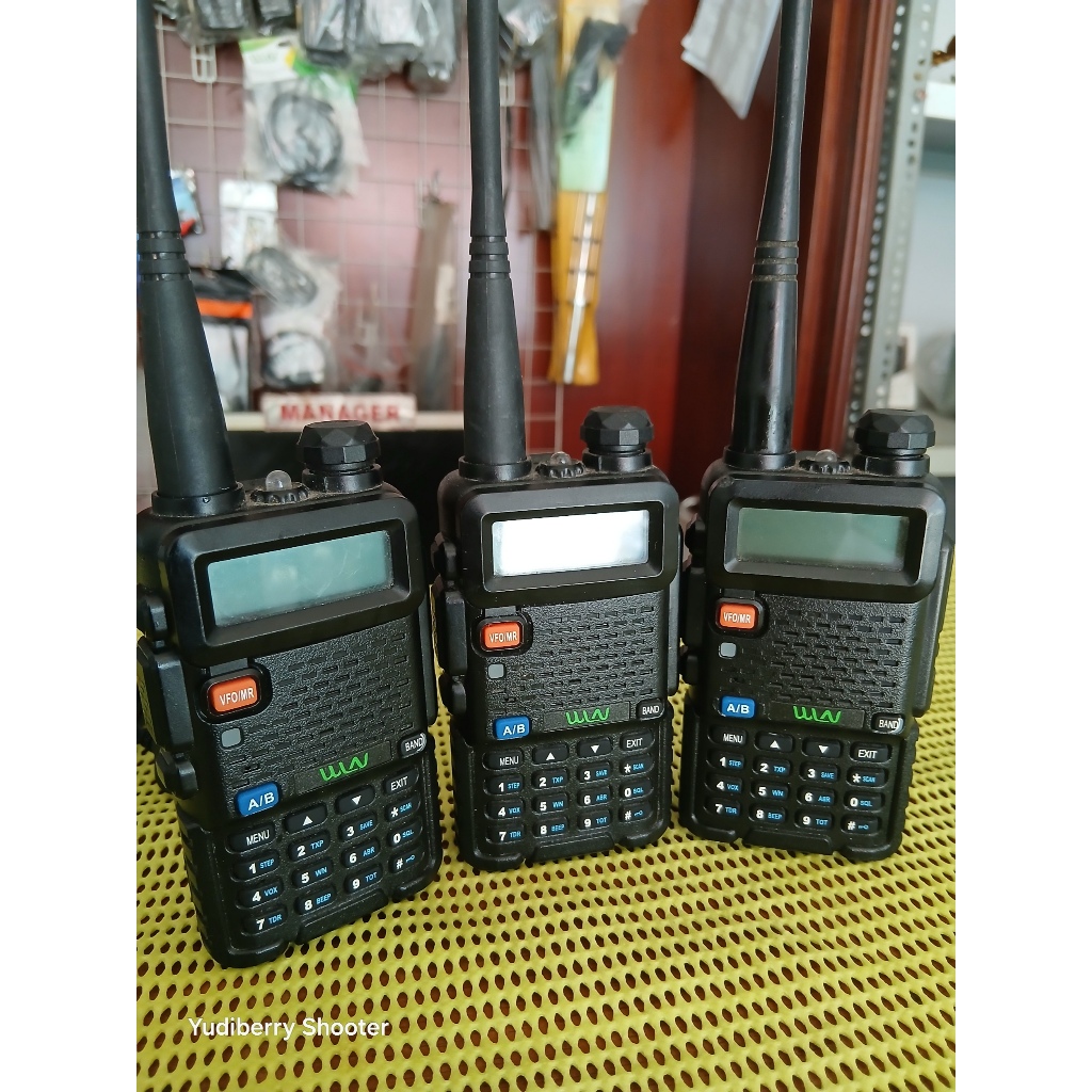 Ht Wlan Kd-Uv1 Dual Band UHF dan VHF Walkie Talkie Praktis Wln KD Uv1 Ada Usb