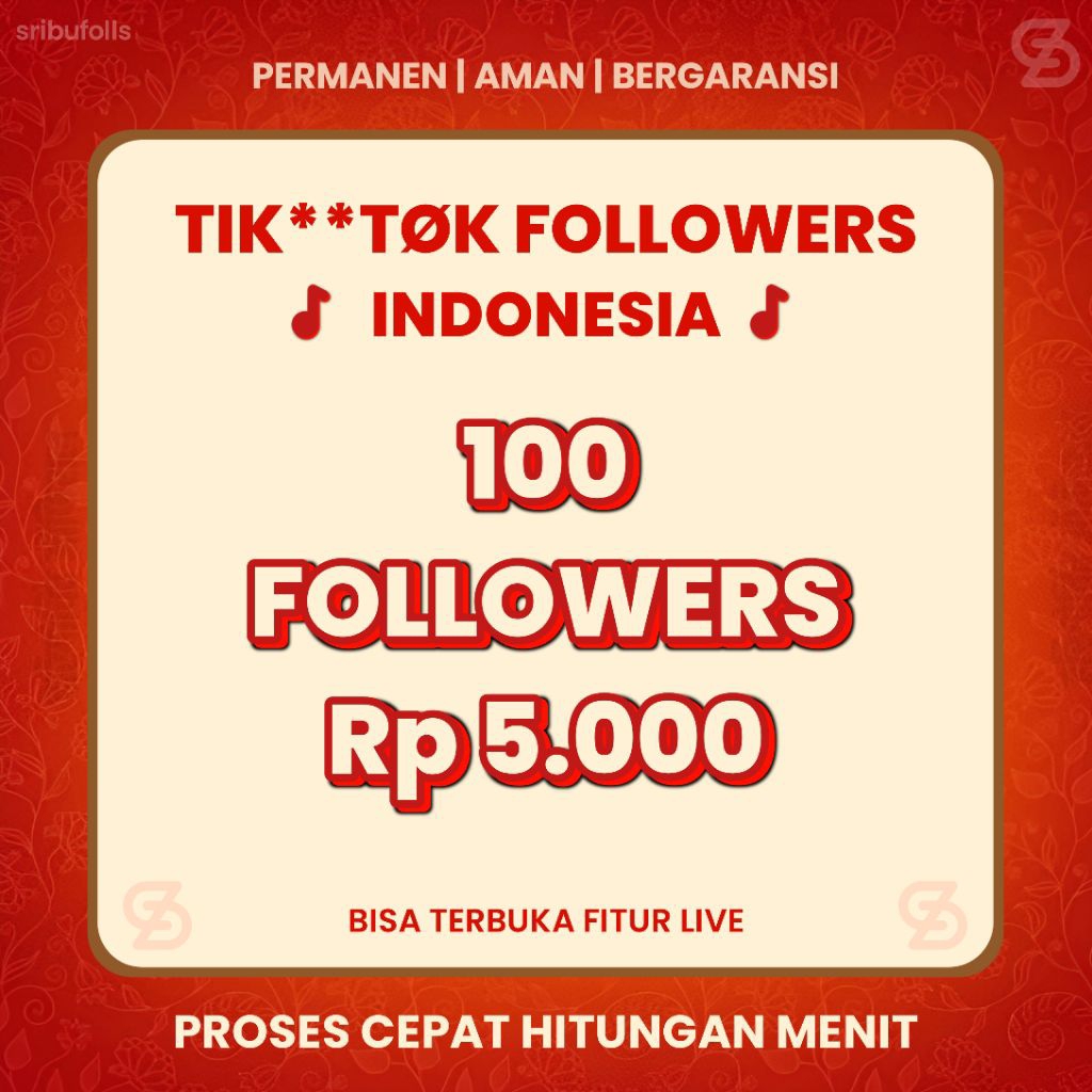 FOLLOWER TIK**TOK PERMANEN MURAH
