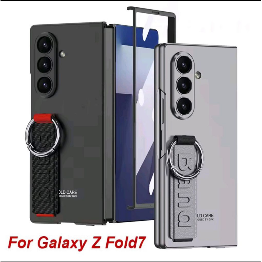 Hard Case for Samsung Galaxy Z Fold 7 Fold 6 Fold 5 Fold 4 Fold 3 5G Hardcase Ring Strap Wrisband Co