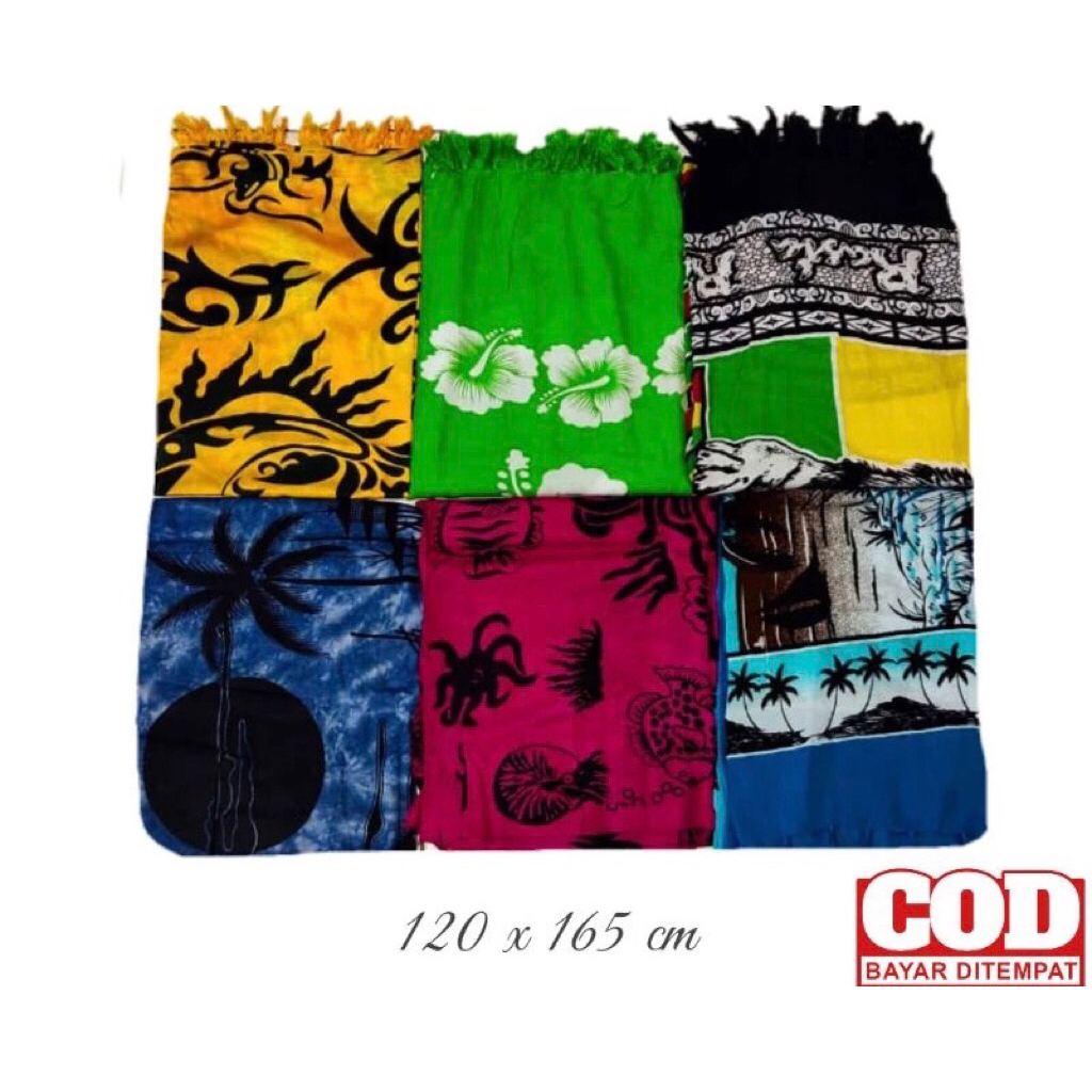 Kain pantai Bali - kain pantai - kain Bali - motif random