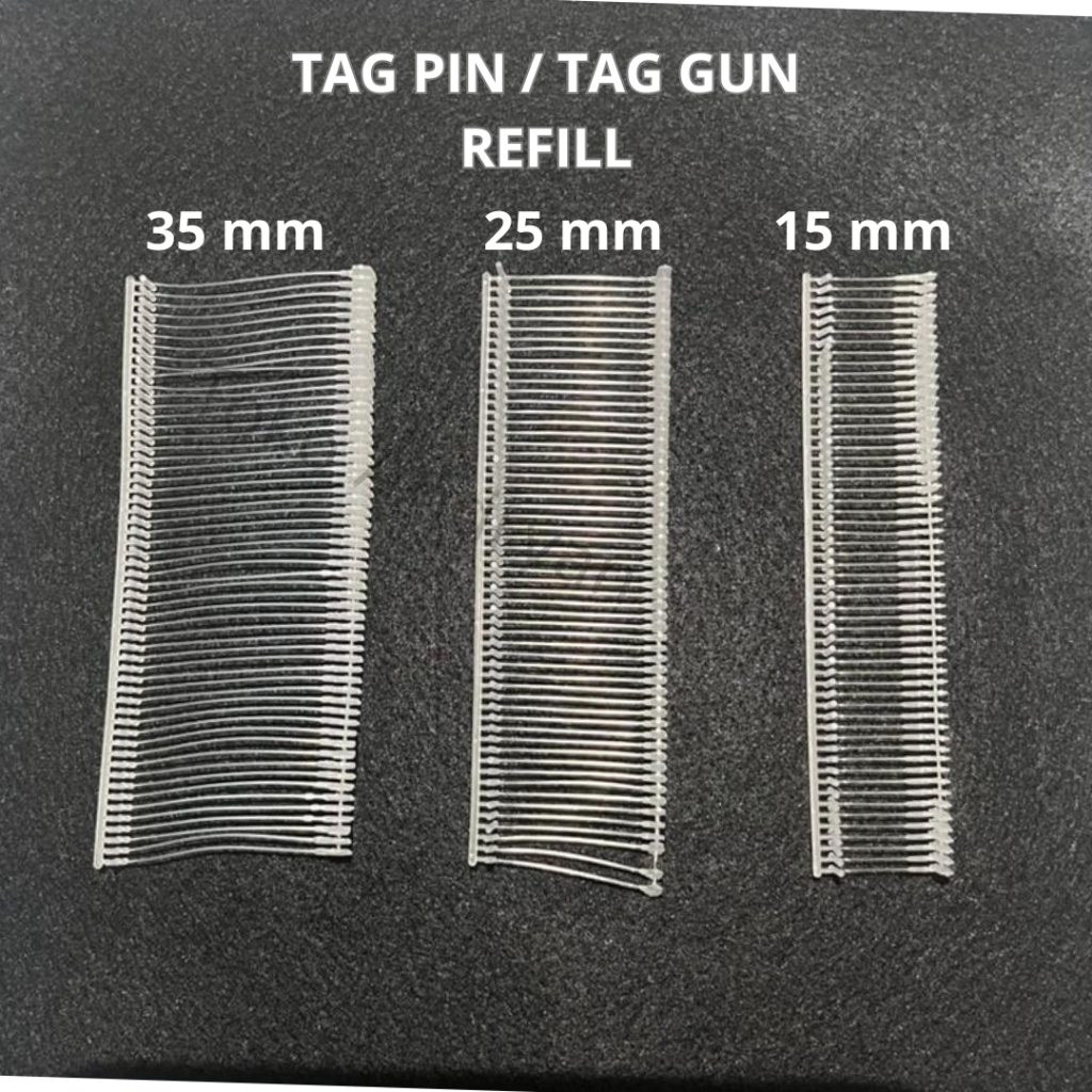 

Tag Pin Refill Tag Gun Refill Gun ISI 5000 Pcs Clear/Putih