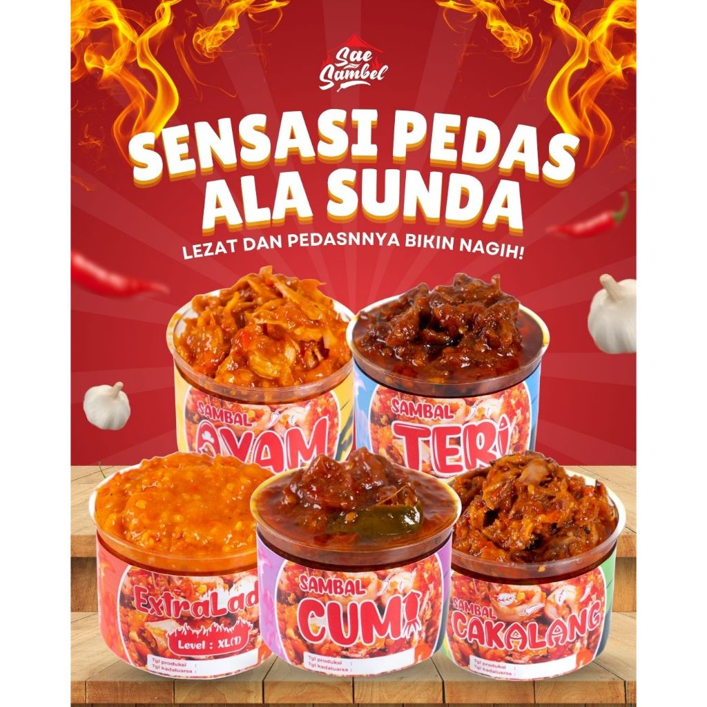 

Saesambel - Sambel asli ala sunda kekinian pedasnya nampol