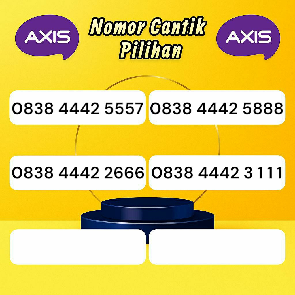 Kartu Axis Nomor Cantik Double Triple