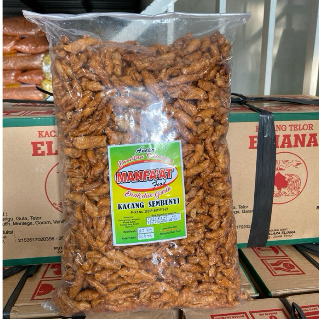 

kacang sembunyi manis gurih renyah