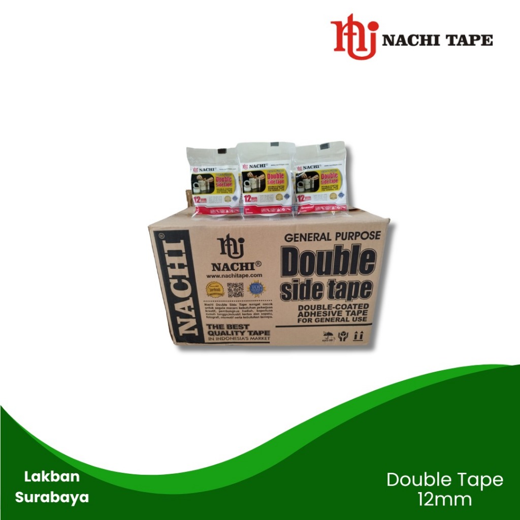 

Double Tape Nachi 1/2 Inch ( 12mm ) x 10Yard