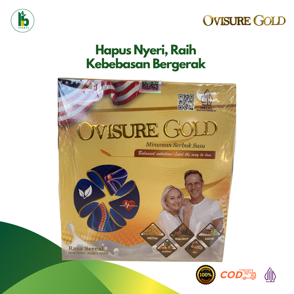 

SUSU OVISURE GOLD 100% ASLI KEMASAN BARU 2025 KESEHATAN TULANG SENDI & OSTEOPOROSIS DIABETES | 360 g