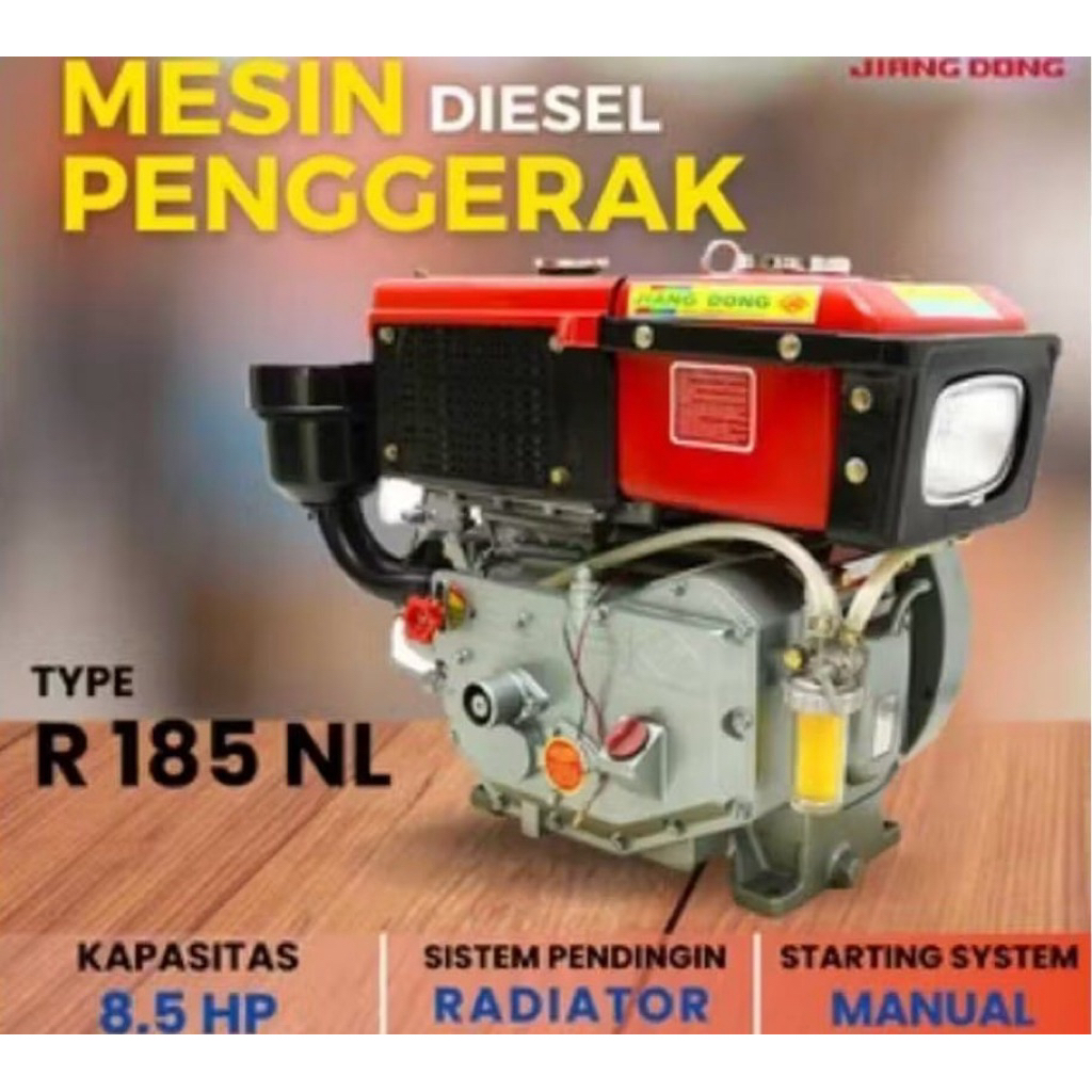R 185NL | ZH 185 NL MESIN DIESEL JIANG DONG | Mesin penggerak 8PK | Diesel Jiangdong 185 NL