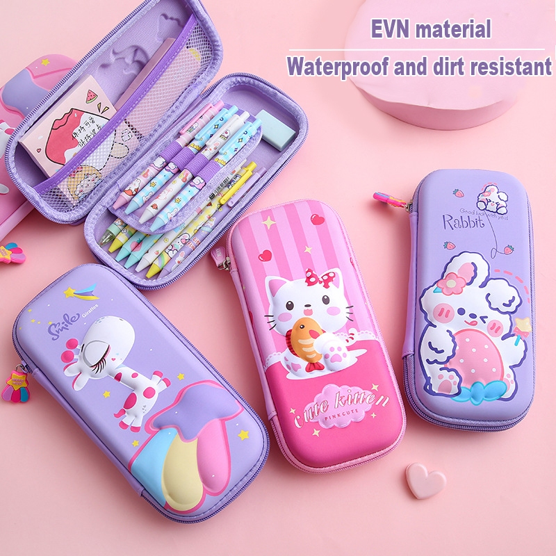 

Tempat Pensil Motif Kartun Unicorn 3D Bahan EVA Kapasitas Besar Untuk Hadiah Ulang Tahun Anak