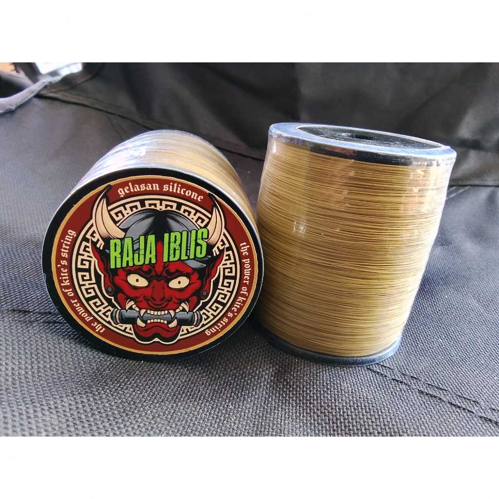 Senar Gelasan Matot Raja Iblis / Gelasan silicon MAtot/ senar mati/ senar layangan mati