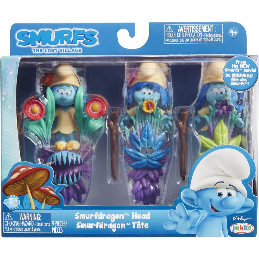 Jakks Pacific Smurfs: The Lost Village Smurfdragon Head Set Action Figure