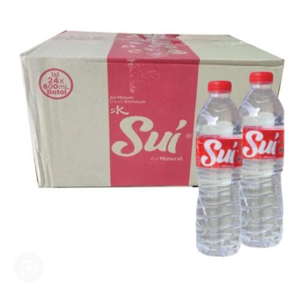 

Sui air mineral 600ml per dus khusus instan