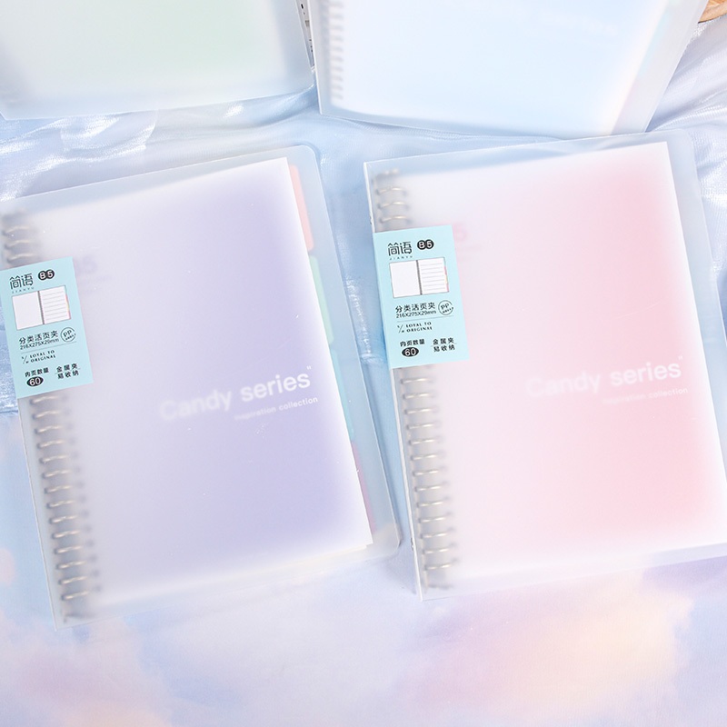 

Buku Binder Tarik Bindu PP Berkualitas Tinggi Siswa Fresh Ins Style Diary B5 Gradient Warna Transparan Notebook Waterproof Tahan Debu Buku Catatan Bahan Pemeriksaan Bahan Catatan