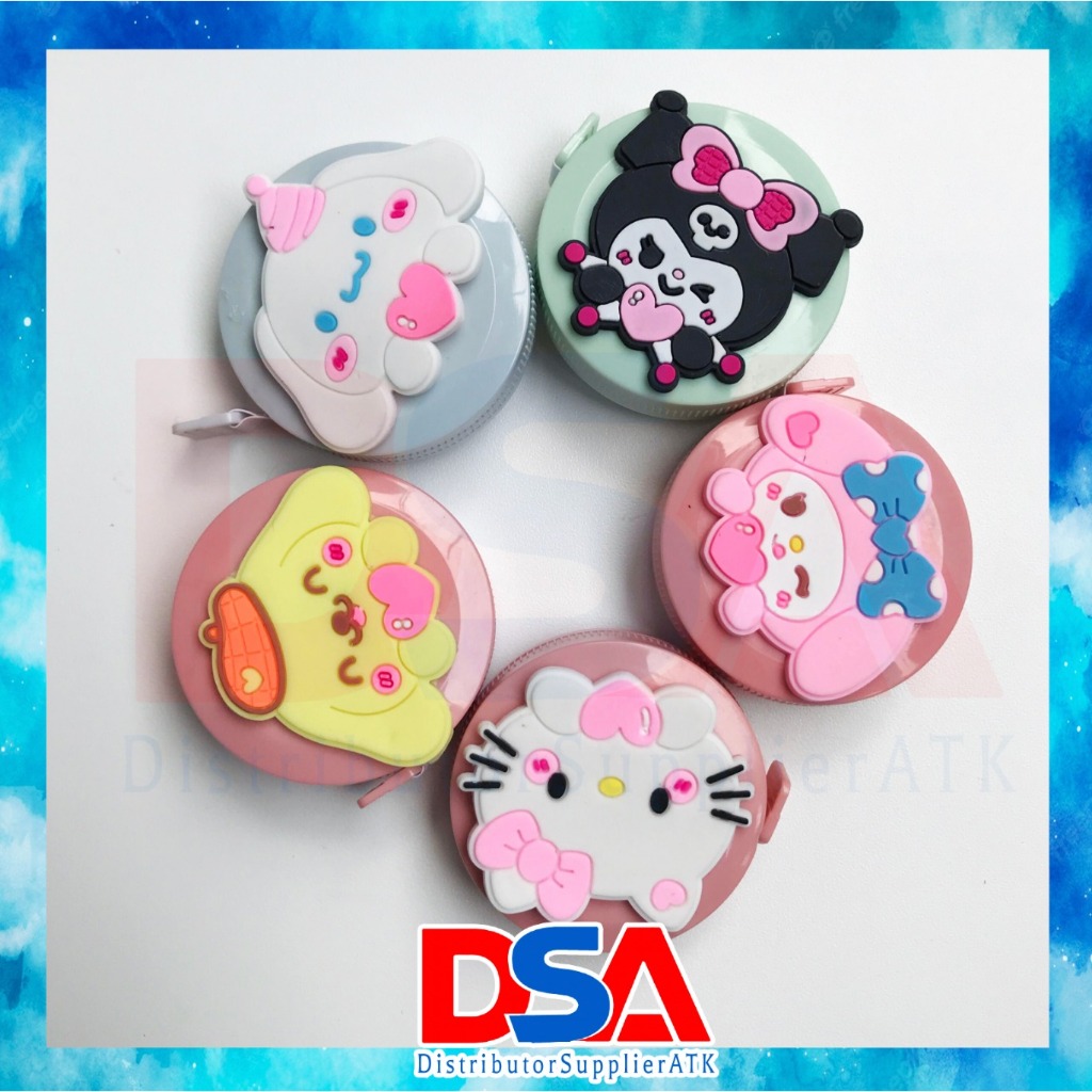 METERAN MINI METERAN BAJU SANRIO CUTE METERAN GULUNG KARAKTER