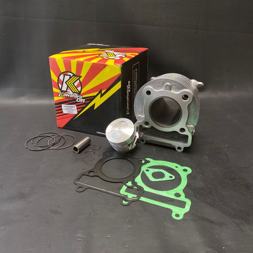 PAKET BLOK SEHER/BORING BORE UP MIO SPORTY MIO SMILE MIO SOUL BORE UP 54,5MM CYLINDER BLOK MIO LAMA 