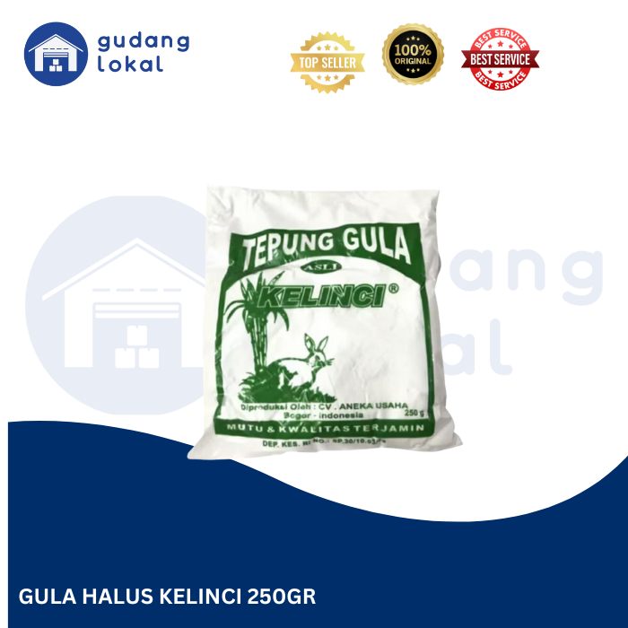 

GULA HALUS KELINCI /TEPUNG GULA 250GR