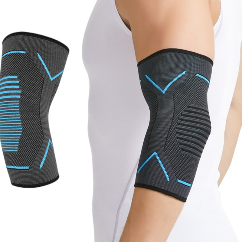 Elbow Pad Gym Fitnes Pria Wanita AOLIKES-7540 Deker Siku Tangan Voli Sepak Bola Futsal Outdoor Elast