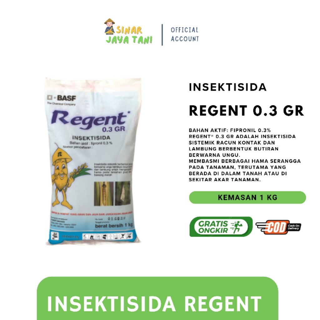 Regent Bubuk 0.3 gr kemasan 1 kg