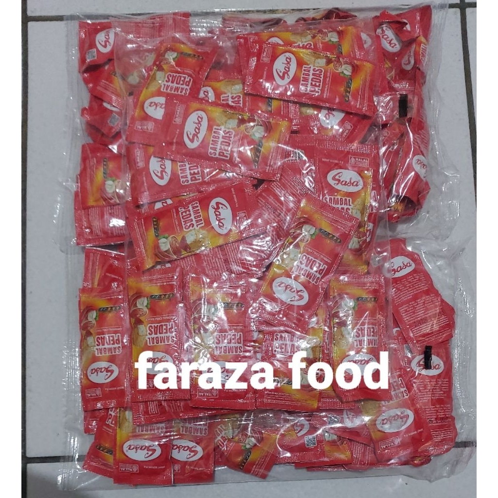 

Paket saus pedas 10 bgks dan tomat 10 bgks sasa sachet