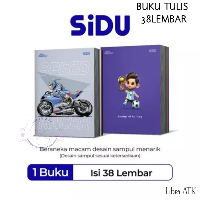 

Buku Tulis SiDU Isi 38 Lembar 1 Pack Isi 10
