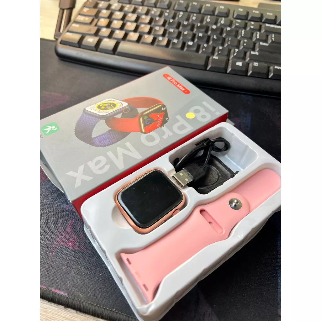 Smartwatch Sport Type i8Pro Max HiWatch Series 8 Sport Fitness Tracker Jam tangan pintar dan canggih