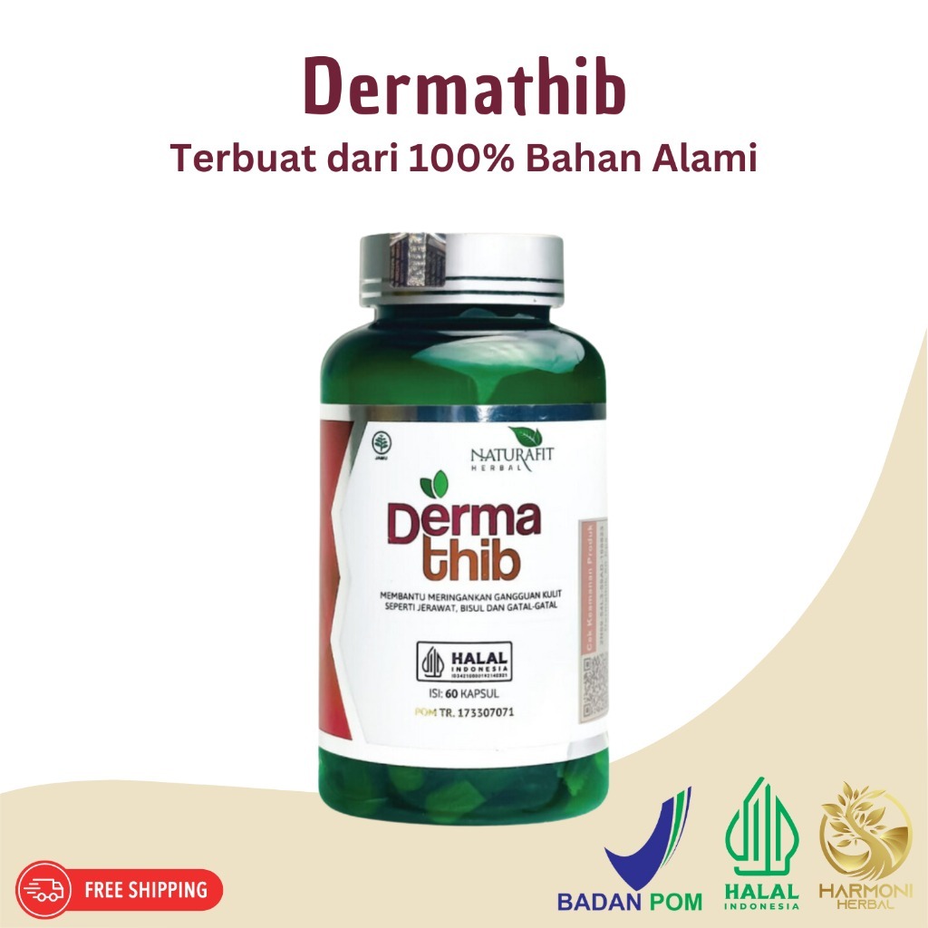 Obat Jerawat Dermathib Kapsul Ampuh Bruntusan Bekas Jerawat Di Wajah Halal Dan Bpom