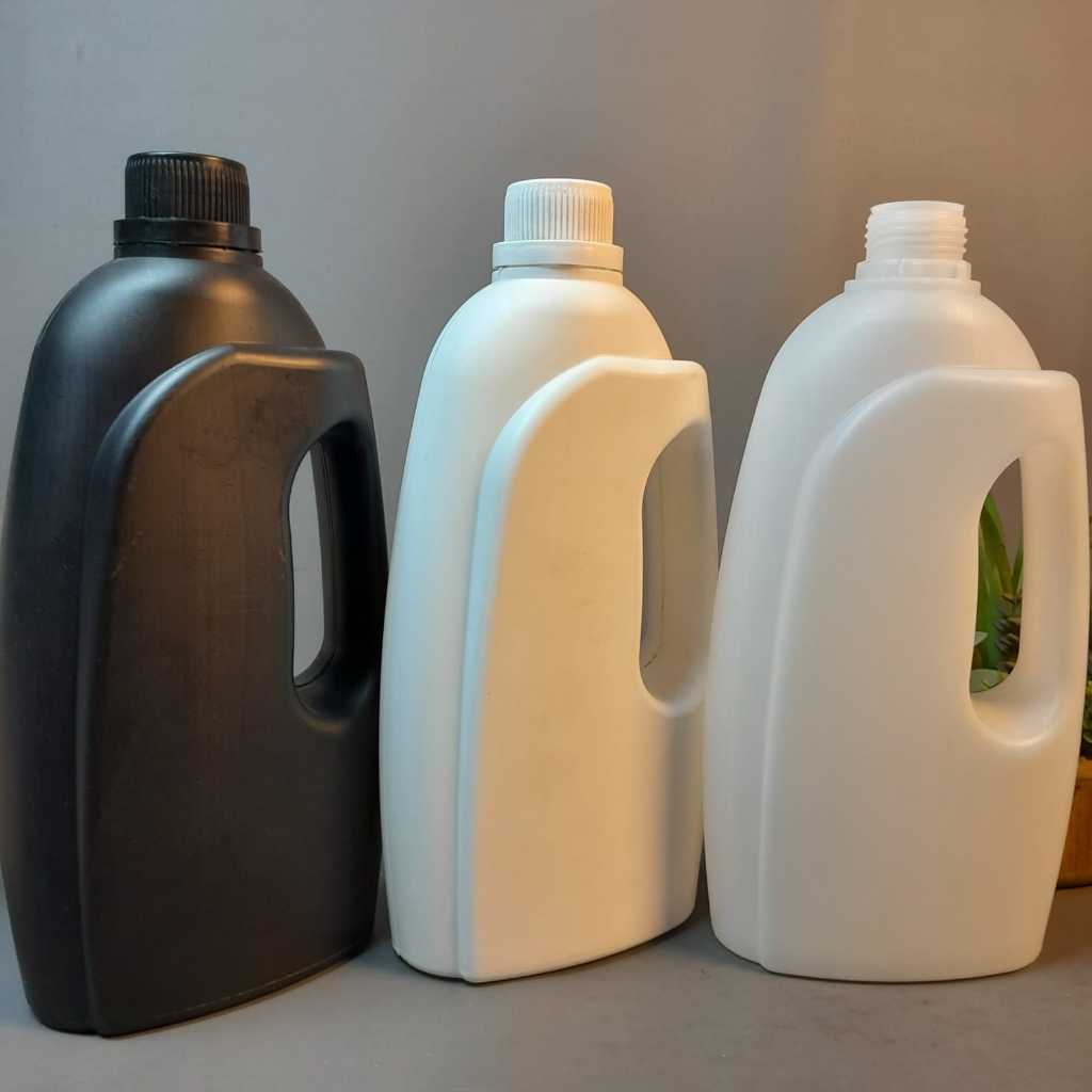 Jerigen Gagang Samping 1 Liter / Jerigen 1000 Ml HDPE / Jerigen Isi Ulang 1000 Ml / Botol Jerigen 10