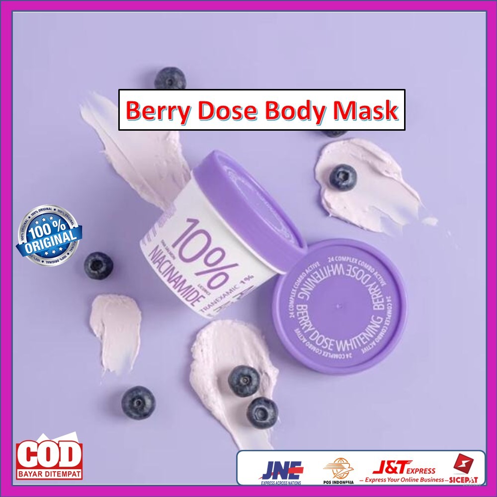 Berry Dose Body Mask Whitening And Bleaching