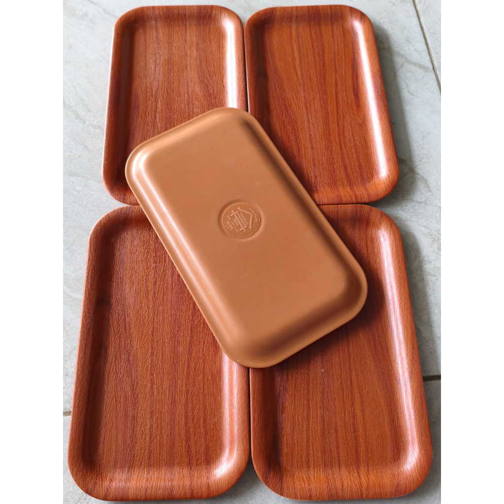 NAMPAN BILL MOTIF KAYU MELAMIN 23.6X13.5CM