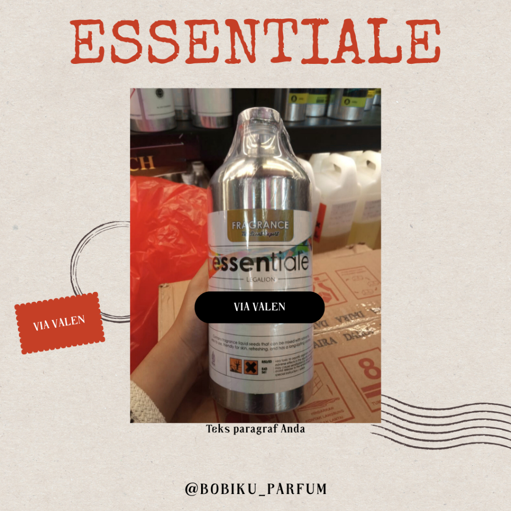BIBIT PARFUM MURNI VI4 VALEN // ESSENTIAL// 100 ML