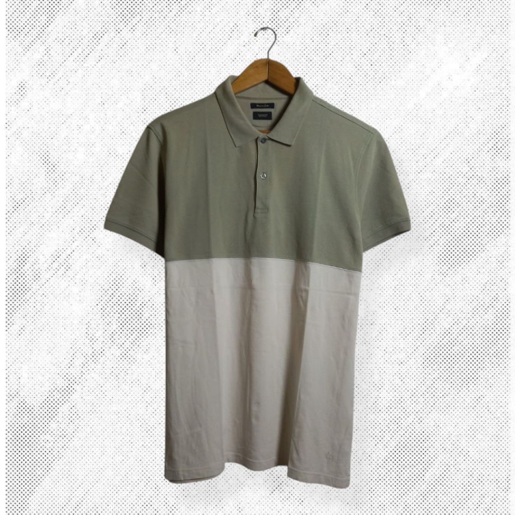 MASSIMO DUTTI polo shirt pria , kaos kerah pria atasan pria